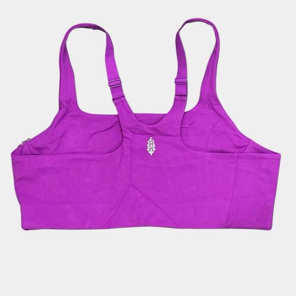 NWT FP Movement x Hatch Never Better Square Neck Maternity Bra Purple Size L - Picture 4 of 7